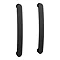 2 x Brooklyn Matt Black Additional Bar Handles - L210mm (196mm Centres) Large Image