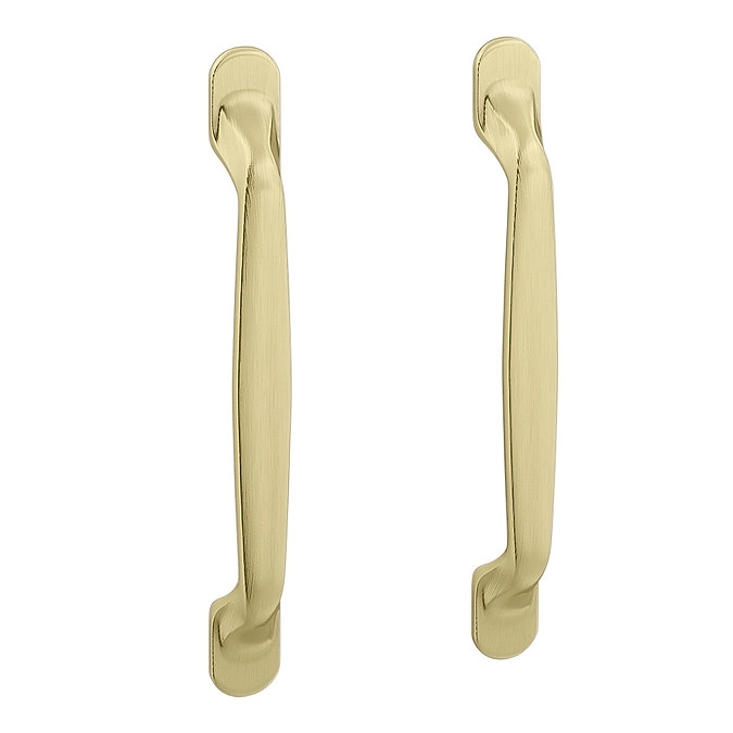 2 x Chatsworth Brushed Brass Additional Handles 