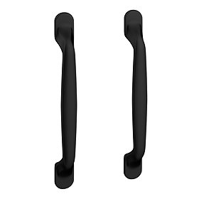 2 x Chatsworth Matt Black Additional Handles Large Image