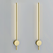 2 x Ellis & Co Lacerva Pillar Bathroom Wall Light - Brushed Brass