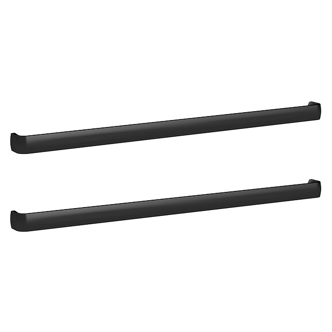 2 x Monza Matt Black D-Handles (320mm Centres)