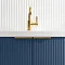 2 x Venice Brushed Brass Small Pull Handles 150mm  Profile Large Image