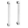2 x York Chrome Art Deco Strap Additional Handles - L172mm (158mm Centres) Large Image