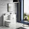 Toreno High Gloss White Back To Wall WC Unit W500 x D200mm  Profile Large Image