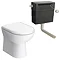 Turin 500mm BTW Toilet Unit Inc. Cistern + Round Pan (Depth 200mm)  Feature Large Image