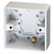 25mm Single Patress Box White Large Image
