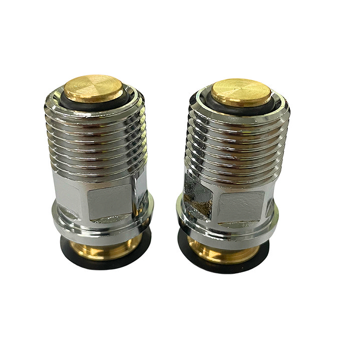 3/4" Ground Face Shut-Off Valves Chrome