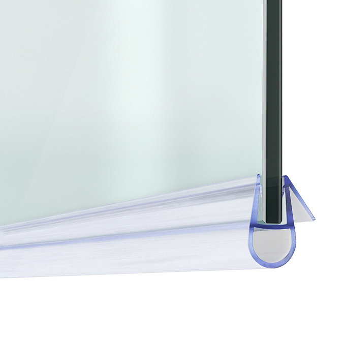 3-7mm Gap Bath Shower Screen Door Seal Strip - Glass 4-6mm Large Image