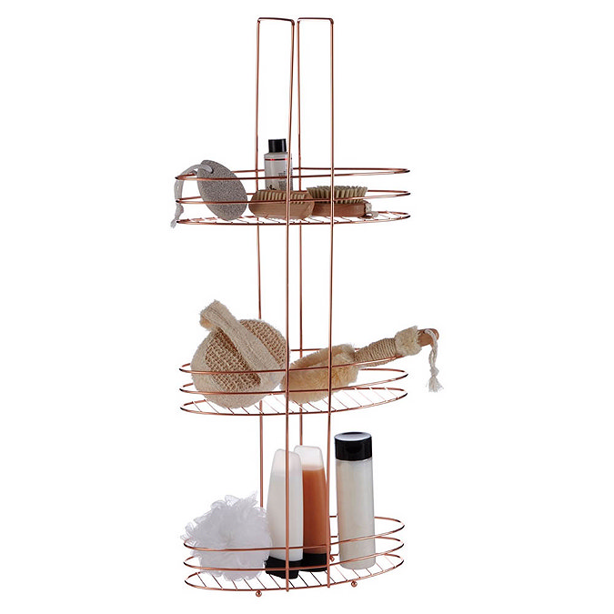 3 Tier Copper Plated Storage Rack  Profile Large Image