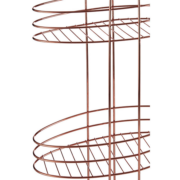 3 Tier Copper Plated Storage Rack