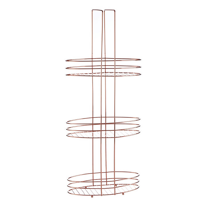 3 Tier Copper Plated Storage Rack Large Image