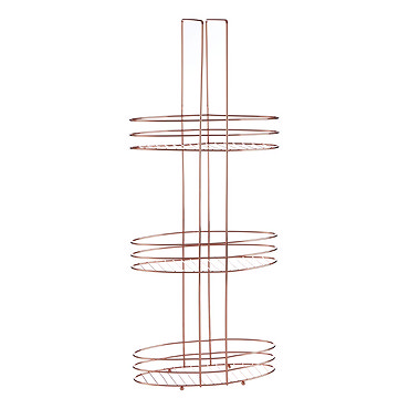 3 Tier Copper Plated Storage Rack  Profile Large Image