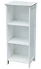 3 Tier White Wood Floor Standing Unit - 1600953 Large Image