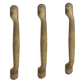 3 x Chatsworth Brass Additional Handles Large Image