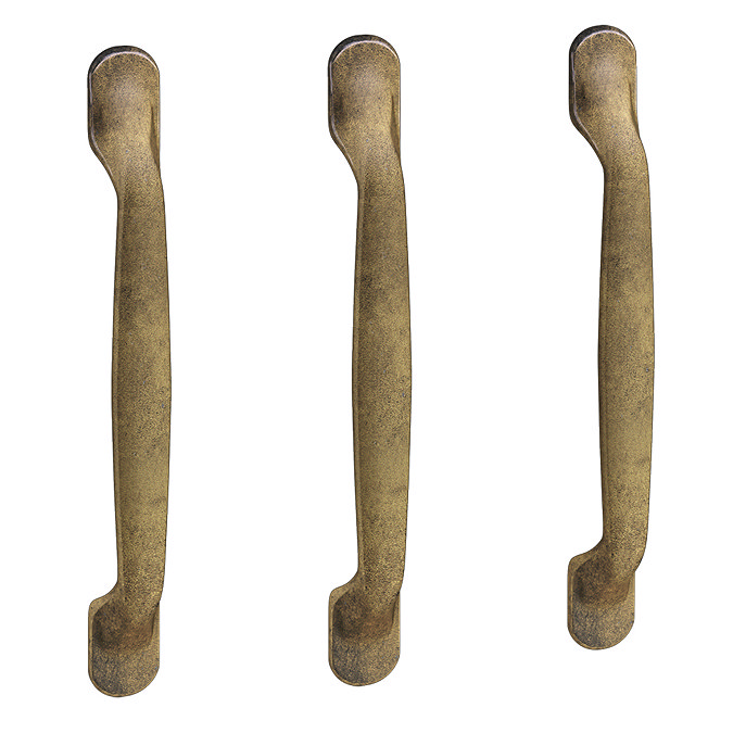 3 x Chatsworth Brass Additional Handles Large Image