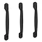 3 x Chatsworth Matt Black Additional Handles Large Image