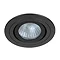 3 x Revive IP65 Matt Black Round Tiltable Bathroom Downlights