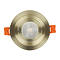 3 x Revive IP65 Satin Brass Round Tiltable Bathroom Downlights