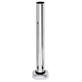 35 x 400mm Bottle Trap Outlet Pipe - Chrome - 201976 Large Image
