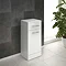Alaska 350mm Deep Laundry Basket (High Gloss White - Depth 300mm) Feature Large Image