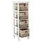 4-Drawer Rustic Storage Chest  In Bathroom Large Image