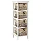4-Drawer Rustic Storage Chest Large Image