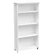 4 Tier White Wood Floor Standing Unit - 1600954 Large Image