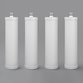 4 x Bower Replacement Cold Water Carbon Filter Cartridges