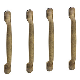 4 x Chatsworth Brass Additional Handles Large Image