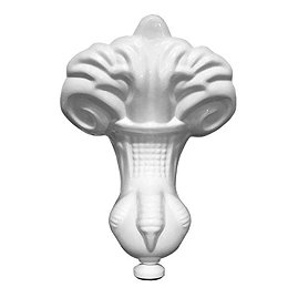 4 x Gloss White Ball & Claw Feet for Roll Top Baths Large Image