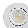4 x Ellis & Co IP65 LED White Round Tiltable Bathroom Downlights