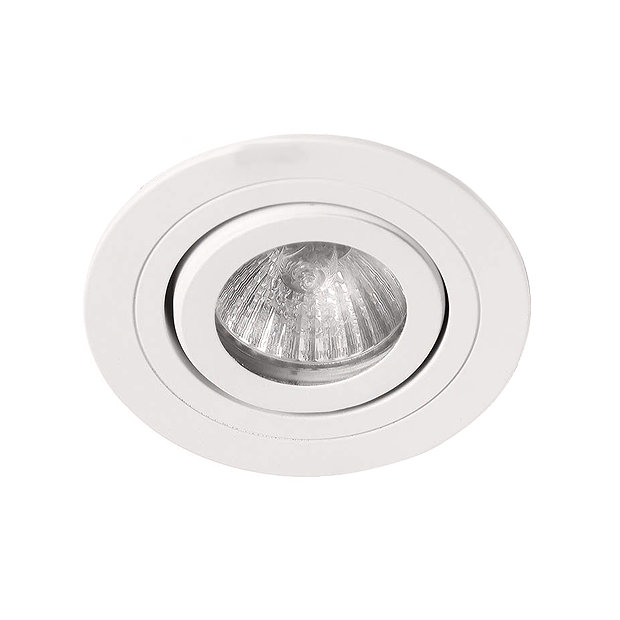 4 x Revive IP65 White Round Tiltable Bathroom Downlights