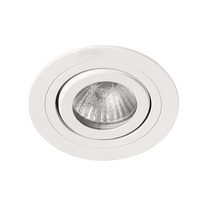 4 x Revive IP65 White Round Tiltable Bathroom Downlights