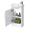 Sienna 420mm Vanity Unit (High Gloss White - Depth 200mm)  Standard Large Image