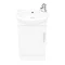 Sienna 420mm Vanity Unit (High Gloss White - Depth 200mm)  In Bathroom Large Image