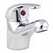 Alaska 950mm Cloakroom Vanity Unit Suite + Basin Mixer (Gloss White - Depth 300mm) Profile Large Ima