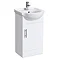 Alaska 450mm Small Vanity (High Gloss White - Depth 300mm) Large Image