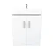 Nova Wall Mounted Vanity - 450mm Gloss White  additional Large Image