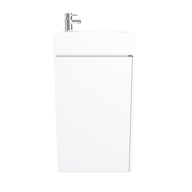 Nova Wall Mounted Vanity - 450mm Gloss White  Newest Large Image