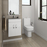 Nova Wall Mounted Vanity - 450mm Gloss White  Standard Large Image