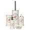 5 Piece Belle Cream Ceramic Bathroom Set Large Image