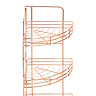 5 Tier Copper Finish Corner Storage Rack  Feature Large Image