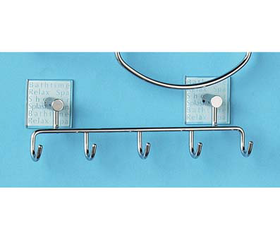 5-Hook wire Bathtime Hooks - 1600754 Large Image