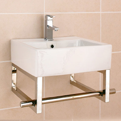 510 Maggiore Stainless Steel Frame for Pisa 510 Basin - 188035 Large Image