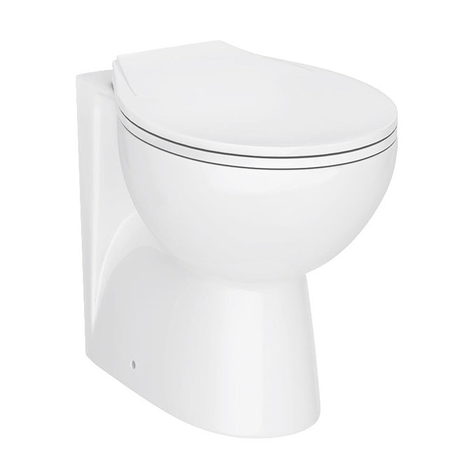 Sienna 500mm BTW Toilet Unit inc. Cistern + Soft Close Seat (Depth 200mm)  Profile Large Image