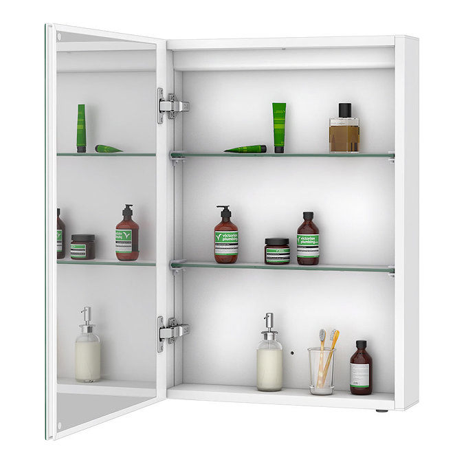 Toreno 500x700mm LED Illuminated Mirror Cabinet inc. Anti-Fog & Motion Sensor