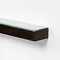 550mm Glass Shelf Dark Oak Profile Large Image