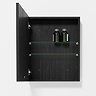 550mm Slimline Mirror Cabinet Dark Oak