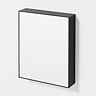 550mm Slimline Mirror Cabinet Dark Oak