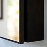 550mm Slimline Mirror Cabinet Dark Oak